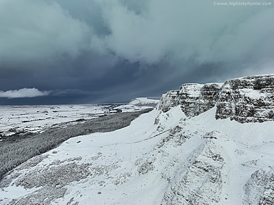 Binevenagh Snow Storm & DJI Mavic 3 Classic - Jan 17th 2023